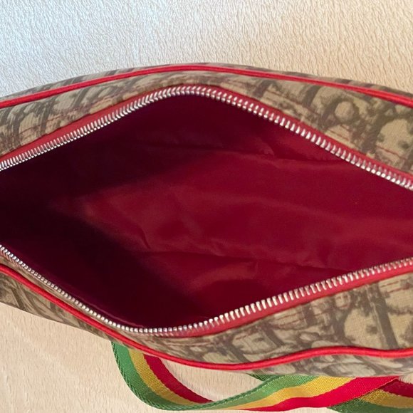 ❌SOLD❌ CHRISTIAN DIOR Monogram Trotter No. 2 Rasta Bag - Picture 11 of 16